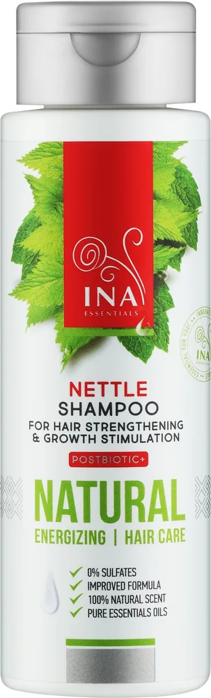 Шампунь против выпадения волос Ina Essentials Nettle Shampoo с крапивой, 200 мл