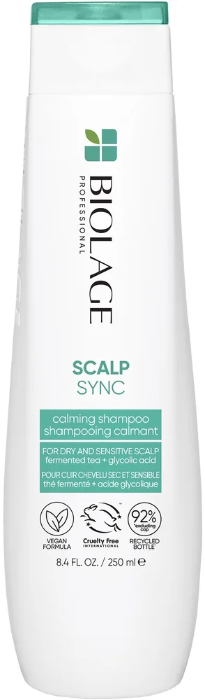 Шампунь успокаивающий для сухой или чувствительной кожи головы Biolage Scalp Sync Calming Shampoo, для всех типов волос
