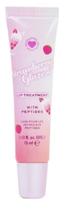 Бальзам для губ I Heart Revolution Strawberry Glaze With Peptides Lip Treatment с пептидами, 15 мл