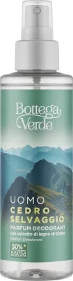 Дезодорант-спрей Bottega Verde Cedro Selvaggio с ароматом бергамота, лаванды и кедра, 150 мл