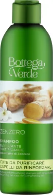 Шампунь Bottega Verde Zenzero укрепляющий, с имбирём и горьким апельсином, для жирных волос, 250 мл, Италия