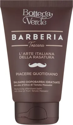 Бальзам после бритья Bottega Verde Barberia Toscana увлажняющий, с оливковым маслом и пчелиным воском, 75 мл