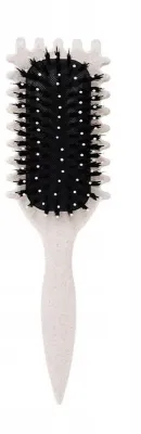 Щётка для кудрявых волос Lewer Curls Define Brush со щетиной кабана, для влажных и сухих волос, бежевая, 1 шт