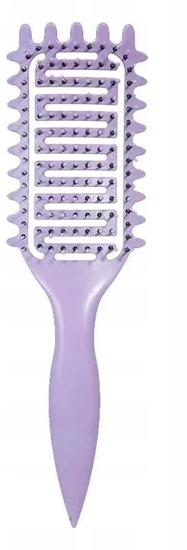 Щётка для кудрявых волос Lewer Curls Define Brush для формирования локонов, термостойкая, фиолетовая, 1 шт