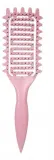 Щётка для кудрявых волос Lewer Curls Define Brush для формирования локонов, для влажных и сухих волос, розовая, 1 шт — фото 1