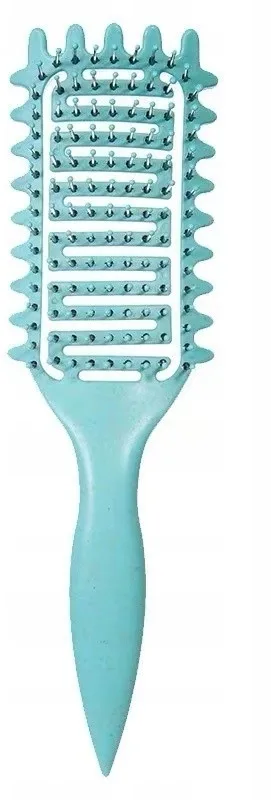 Щётка для вьющихся волос Lewer Curls Define Brush синяя, для разделения локонов, 1 шт