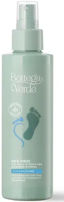 Дезодорант для стоп Bottega Verde Foot Deo с соком алоэ и маслом мяты перечной, 125 мл