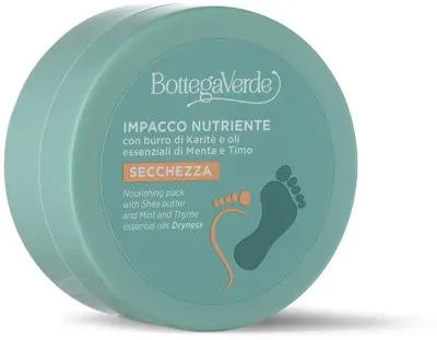 Маска для ног Bottega Verde Nourishing Pack питательная, с маслом ши, мятой перечной и тимьяном, 100 мл
