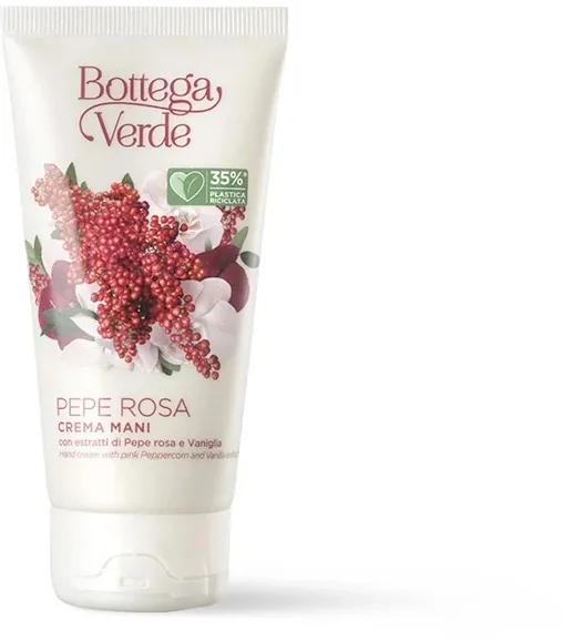 Крем для рук Bottega Verde с розовым перцем и ванилью питательный 75 мл