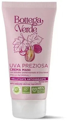 Крем для рук Bottega Verde с экстрактом красного винограда антиоксидантный 75 мл