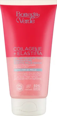 Очищающий гель-скраб для лица Bottega Verde Collagen + Elastine с жожоба, 150 мл
