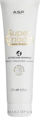Шампунь ASP Super Smooth от Affinage без сульфатов, с кератином, аргановым маслом и маслом ши, 275 мл, Италия
