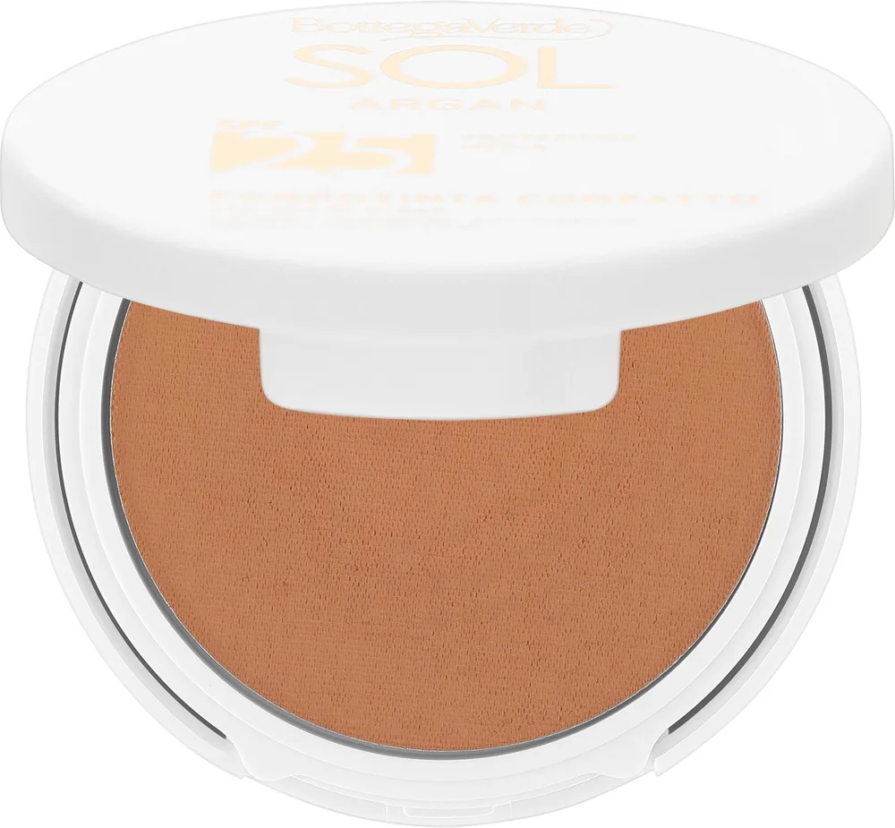 Тональная основа Bottega Verde Sol Argan с маслом арганы SPF 25, 9 мл, оттенок Medium