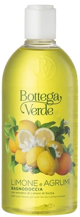 Гель для ванны и душа Bottega Verde Limone e Agrumi с сицилийским лимоном, 400 мл