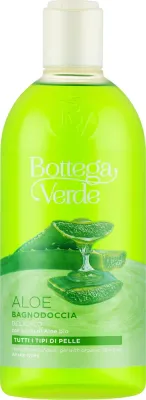 Гель для ванны и душа Bottega Verde Aloe с соком алоэ, 400 мл