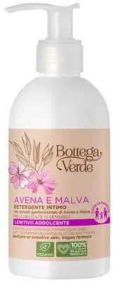 Мыло жидкое для интимной гигиены Bottega Verde Avena & Malva с овсом, 250 мл