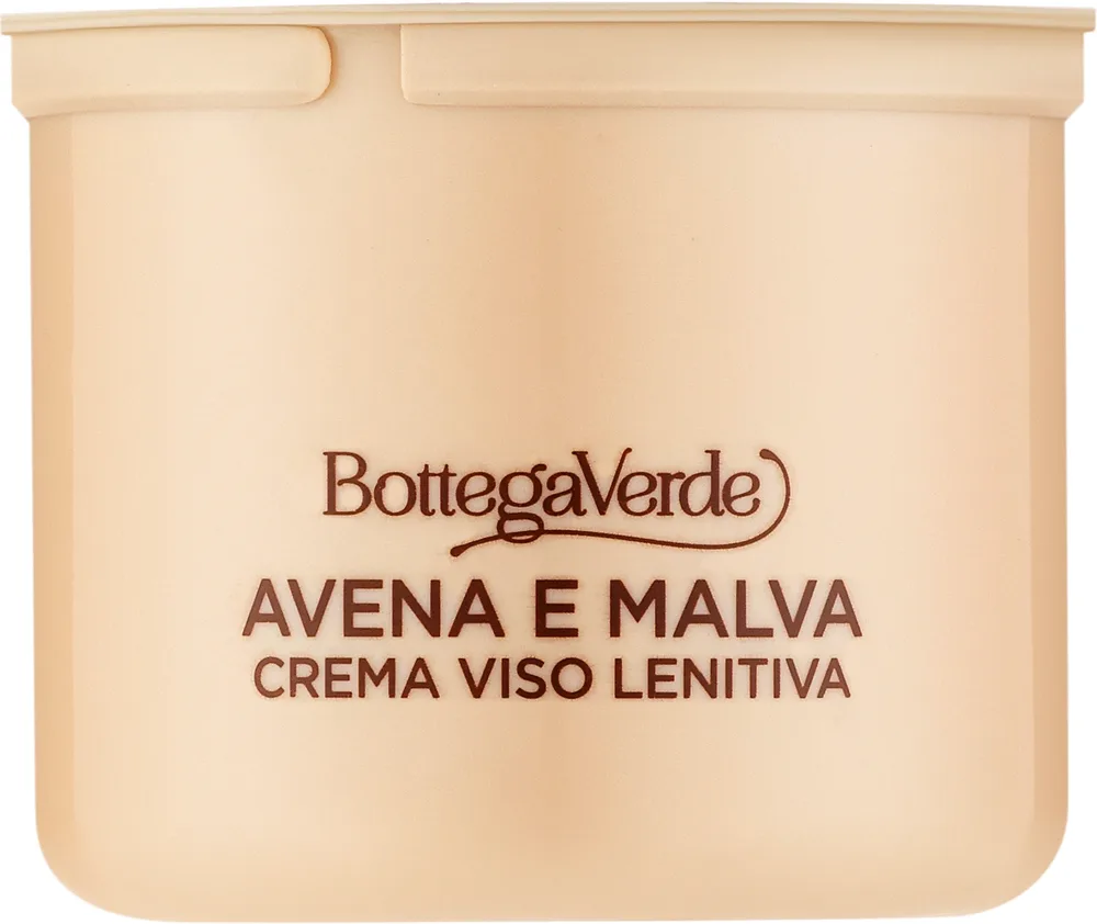 Крем для лица Bottega Verde Avena & Malva для чувствительной кожи сменный блок 50 мл