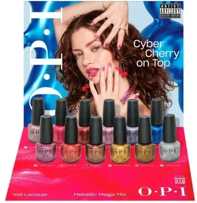Набор лаков для ногтей OPI Nail Lacquer Metallic Mega Mix 12 оттенков по 15 мл