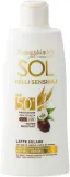 Солнцезащитный лосьон для чувствительной кожи Bottega Verde Sol Sensitive SPF50+ водостойкий, 200 мл — фото 1
