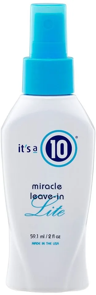 Лёгкий несмываемый спрей It's a 10 Miracle Leave-In Lite с рисовым протеином и пантенолом, 120 мл