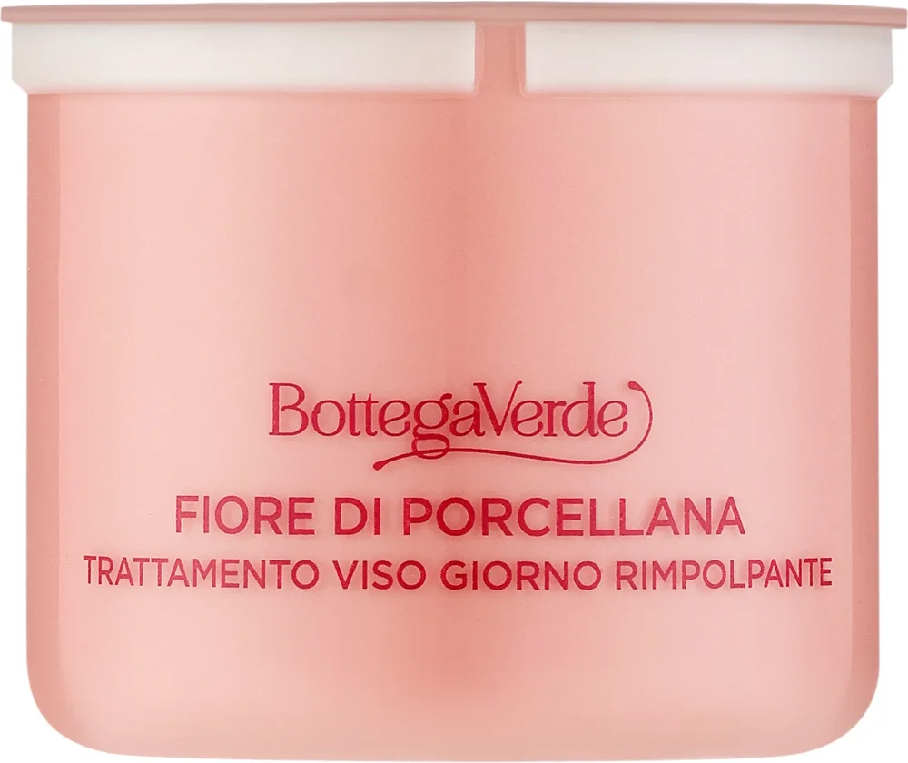 Крем для лица Bottega Verde Fiore Di Porcellana дневной с церамидами сменный блок 50 мл