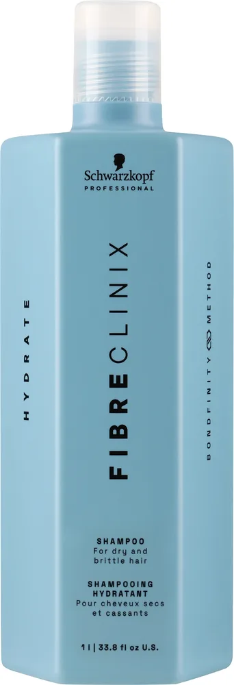 Шампунь для волос Schwarzkopf Professional Fibre Clinix Hydrate Shampoo увлажняющий, 1000 мл