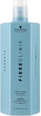 Увлажняющий кондиционер для волос Schwarzkopf Professional Fibre Clinix Hydrate для сухих и жёстких волос, 1000 мл