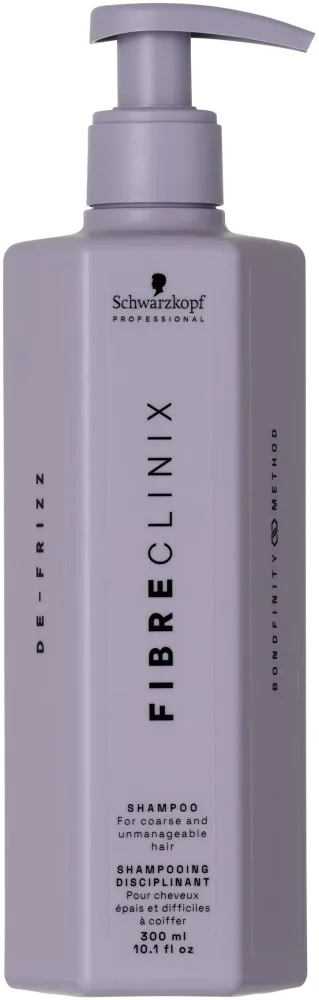 Шампунь разглаживающий Schwarzkopf Professional Fibre Clinix De-Frizz Shampoo, для непослушных и пушащихся волос, 300 мл