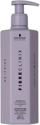 Шампунь разглаживающий Schwarzkopf Professional Fibre Clinix De-Frizz Shampoo, для непослушных и пушащихся волос, 300 мл