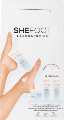 Набор для ног SheFoot Laboratories Urea Treatment с мочевиной: крем 45 мл, маска 45 г, гель 45 мл
