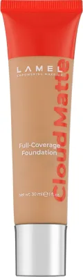 Тональный флюид LAMEL Make Up Cloud Matte Full-Coverage кроющий матирующий, 30 мл