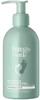 Средство для мытья ног Bottega Verde с мятой и тимьяном, 200 мл