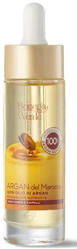 Масло для тела и лица Bottega Verde Argan del Marocco аргановое натуральное 30 мл