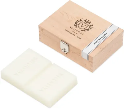 Ароматический воск для аромалампы Vellutier White Tea Rituals, белый чай и бергамот, 50 г