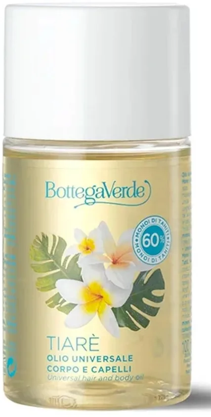 Масло для тела и волос Bottega Verde Tiare Universal Oil Monoi De Tahiti универсальное 100 мл