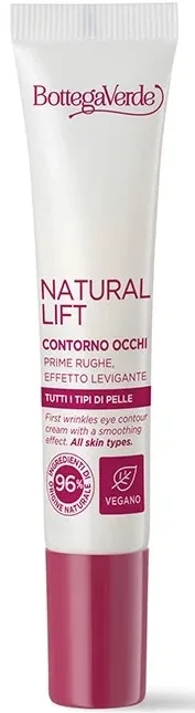 Лифтинг-крем для контура глаз Bottega Verde Natural Lift с цветком вишни 15 мл