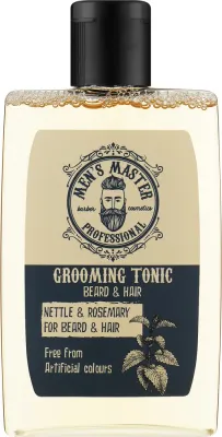 Тоник для укладки волос и бороды Men's Master Grooming Tonic Beard + Hair, эластичная фиксация, блеск, 120 мл