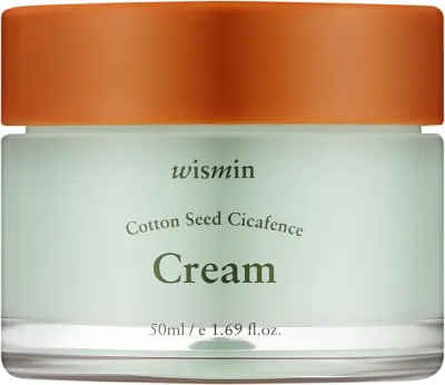 Крем для лица Wismin Cotton Seed Cicafence успокаивающий с центеллой 50 мл
