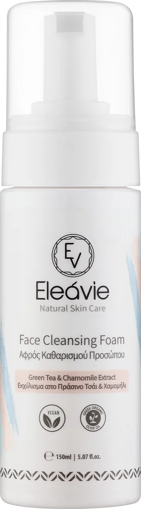 Olive Spa Eleavie Face Cleansing Foam пенка для умывания с зелёным чаем и ромашкой 150 мл