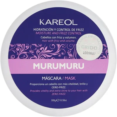 Маска для волос Kareol Murumuru Moisture And Frizz Control Mask увлажняющая, для контроля объёма, 300 г