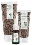 Набор для лица Australian Bodycare Redness Relief гель для умывания крем и сыворотка для кожи склонной к покраснениям 200+100+30 мл уценка — фото 3
