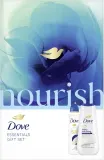 Набор для тела Dove Nourish Essentials питательный гель для душа и дезодорант 225+150 мл/ Дав — фото 1
