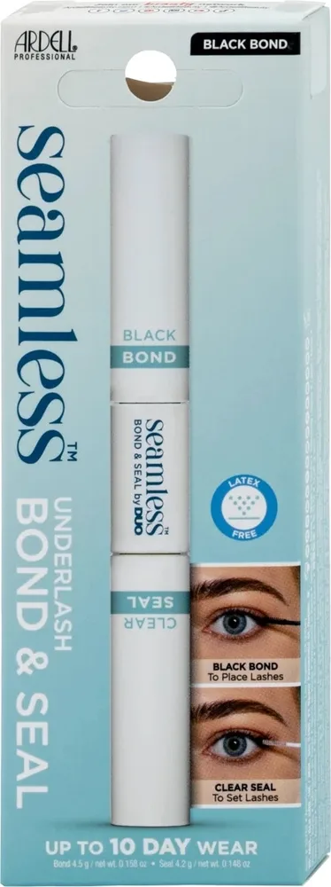 Клей для накладных ресниц Ardell Seamless Underlash Bond + Seal Duo быстросохнущий, с микроспиральными аппликаторами, 4,5 x 4,2 г