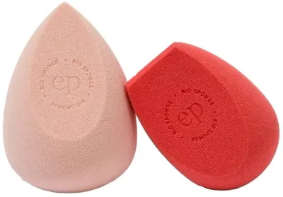 Спонжи для макияжа Ere Perez Bio All-beauty Sponges, из биоразлагаемых растительных материалов, 2 шт