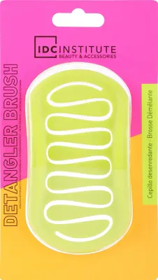 Расчёска для волос IDC Institute Neon Detangler Brush для распутывания, зелёная, 1 шт