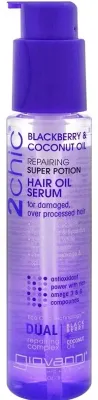 Сыворотка для волос с ежевикой и кокосовым молоком Giovanni 2 Chic Repairing Blackberry Coconut Milk, 81 мл