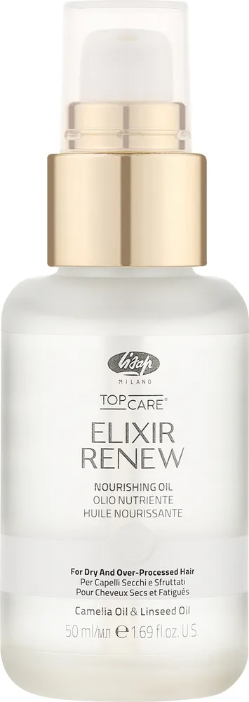 Увлажняющее питательное масло для волос Lisap Elixir Renew Nourishing Oil