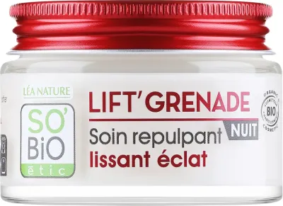 Крем для лица So'Bio Etic Lift'Grenade ночной с экстрактом граната 50 мл
