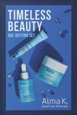 Набор для ухода за лицом Alma K. Timeless Beauty Age-defying Set: бустер, гель-крем для глаз, дневной крем SPF 30