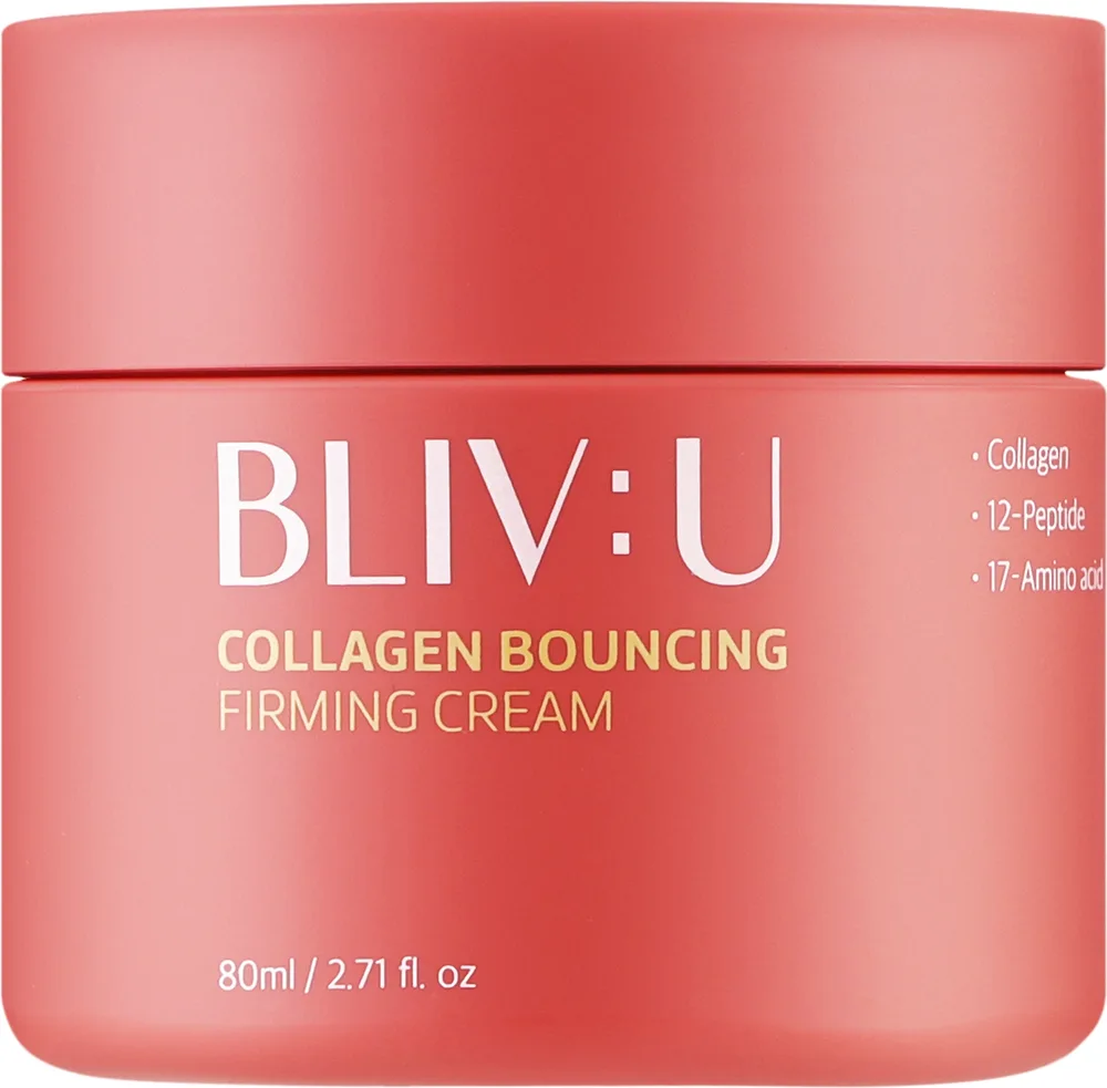 Крем для лица Bliv:U Collagen Bouncing Firming с коллагеном и пептидами 80 мл